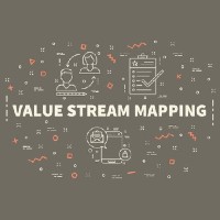 the words value stream mapping