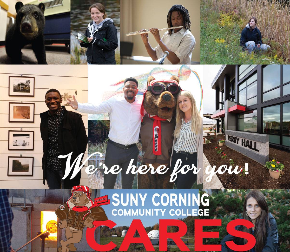 Variety of Images of SUNY CCC Students