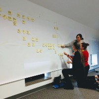 three people working to create a new lean process