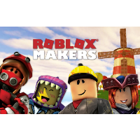 words roblox makers with four lego characters