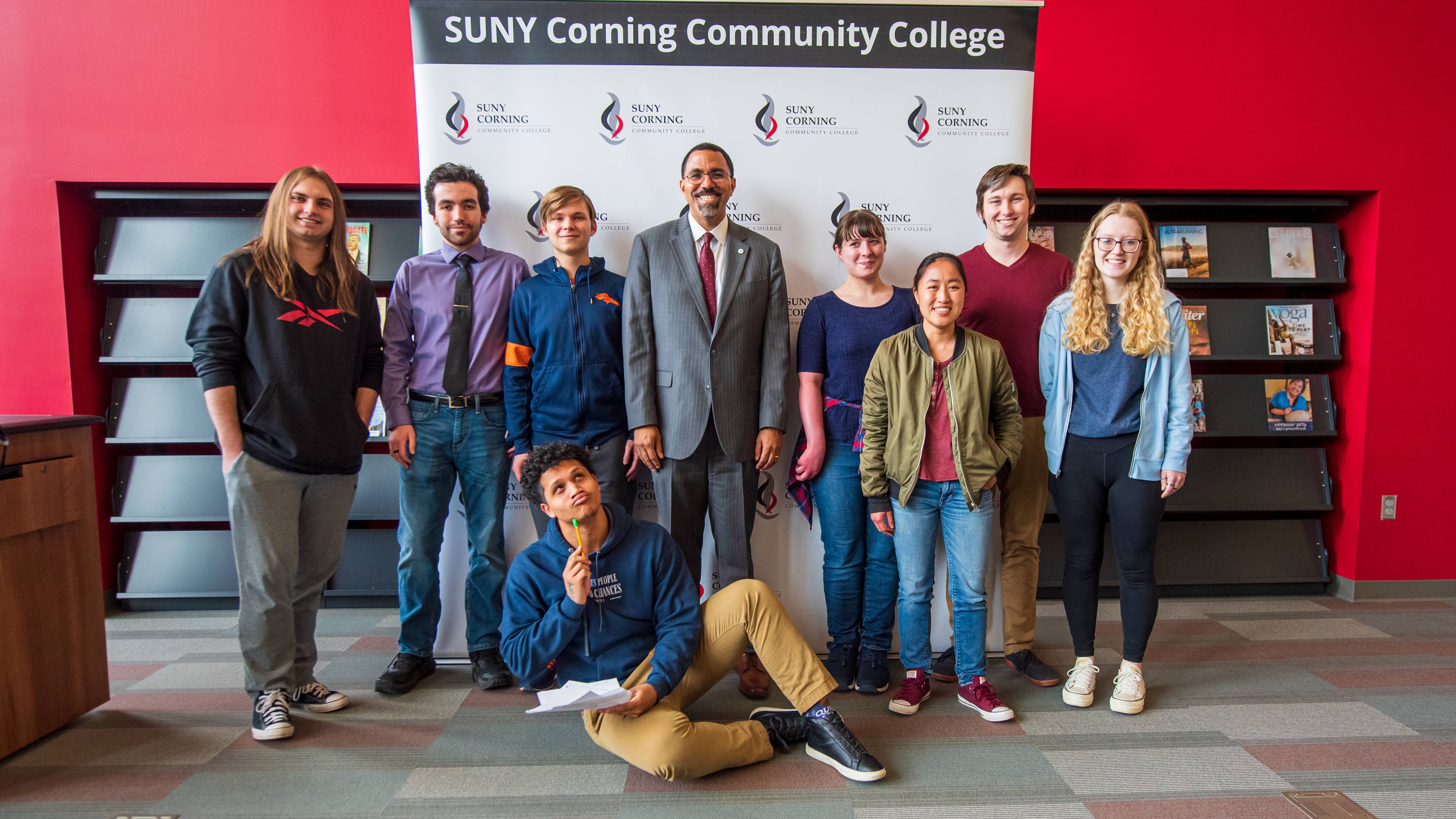 SUNY CCC Math League Pictured with SUNY Chancellor John B. King, Jr.